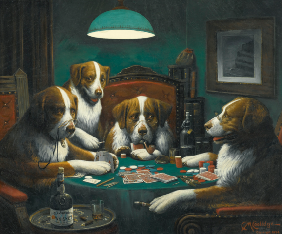 Canines & Cards: The Story Behind the ‘Dogs Playing Poker’ Paintings