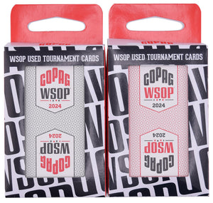 Copag WSOP 16 *USED* Decks from 2016-2024 Plastic Playing Cards Bridge Size Regular Index